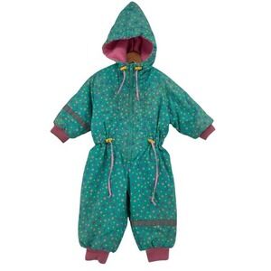 Hanna Andersson Girls 18-24 months Vintage Geometric Snowsuit